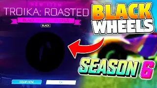 The BEST BLACK WHEELS On Rocket League! But They're Not In The Game :(