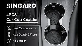 SINGARO Car Cup Holder Coaster