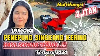 SEHALUS TEPUNG!! Uji coba choper multifungsi giling singkong kering terbaru 2024