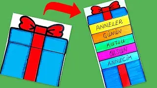 Sürpriz Anneler Günü Kartı Yapımı -Anneler Günü Kartı Nasıl Yapılır? How To Make Mother's Day Card