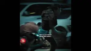 But no one talked about this scene in Not me where Black was getting hit. Read description...