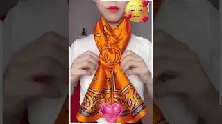8 fa&ccedil;ons &eacute;tonnantes de porter le foulard autour du cou #modecr&eacute;ative #stylepersonnalis&eacute;e #foulard