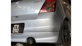 Suzuki Swift Generation 2 with M500-MY G flow Max Racing sport muffler