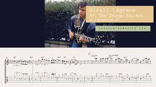 All The Things You Are - Bireli Lagrene ( solo transcription )