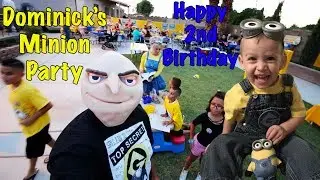 AWESOME MINION PARTY for DOMINICK'S 2nd BIRTHDAY