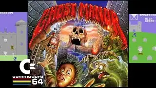GHOST MANOR [C64] Il Castello dei Fantasmi Infami e delle Mani Scheletriche! (XONOX 1983)