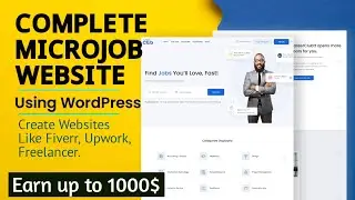 How to create Microjob Website using WordPress | Website like LinkedIn & Indeed | Earn Money online