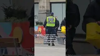 Transit security jaywalks on the way to train station to ticket people with low income $173