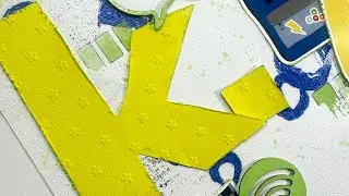 Technique Tuesday - Embossing 3 Ways - Create a Graffiti Grunge Trendy Mixed Media Background