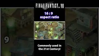 What aspect ratio? 4 : 3 or 16 : 9? #finalfantasy7 #finalfantasyvii #ff7 #ffvii #ff #twitch