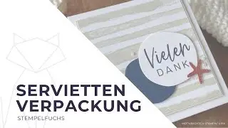 Serviettenverpackung mit Produkten von Stampin‘ Up!®