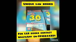 Syllabus study material LLB ccsu university 1,2,3,4,5,6 semester available English & Hindi medium