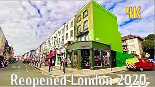 London Walk | NOTTING Hill Gate | PORTOBELLO Road | REOPENED London In 2020