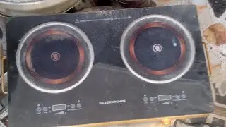 تصليح طباخ عينين فيه صعقه كهربائيه بسبب الاهمال
