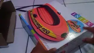 🔴 Unboxing perahu karet Intex Explorer pro 100