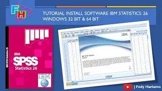 Tutorial Instal IBM SPSS Statistics 26 | Windows 32 & 64 Bit