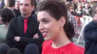 Ruth Lorenzo on the red carpet in Copenhagen (Eurovision 2014 Spain)