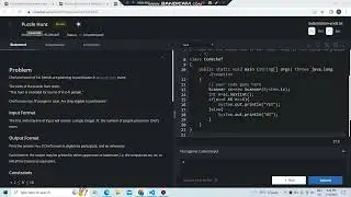 Puzzle Hunt | Codechef Starters 99 | Solution Code.