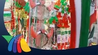 Viva México en banderas