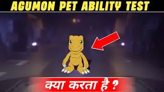 Agumon Pet Ability 🥵 In Free Fire || New Pet Ability Test || Agumon Pet Ability Test