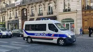 Paris protests riots Police is blocking Champs Elysee, Place de la Concorde, all city centre