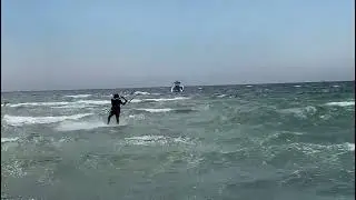 Kiting Black Beach