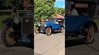 1920 10C Touring Liberty Motor Car Antique Drive By Engine Sound Old Car Festival 2024