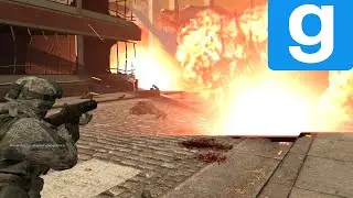 US ARMY VS RUSSIAN ARMY GMOD NPC BATTLE