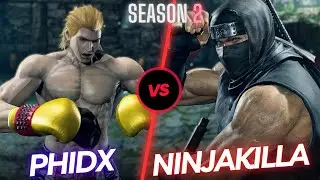 Tekken 8 | NinjaKilla (Law) VS Phidx (Steve) Player Match