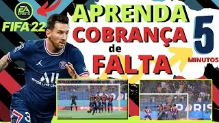 FIFA 22 - Guia completo - COMO BATER FALTA com CURVA. Tutorial rápido e prático.