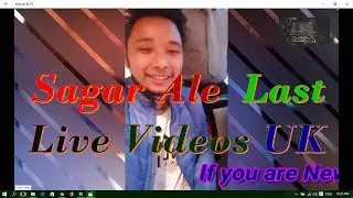 Sagar Ale  Last Live Video in UK London Eltham Yeti Hotel