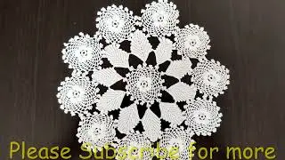 Round crochet pattern l Beautiful lace pattern