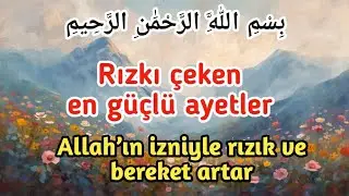 Rızkı çeken en güçlü ayetler. Allah’ın izniyle rızık ve bereket artar