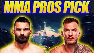 MMA Pros Pick ✅Benoit Saint Denis vs. Renato Moicano - Part 1 👊 UFC Paris