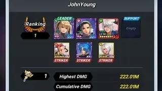 KOF Allstar EX Angel in Guild Raid
