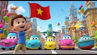 Transportation Sound Parade for Kids | Fun Vehicle & Sound Learning Song, Nursery Rhyme & Toddler