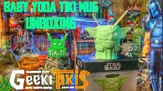Geeki Tikis The Child Baby Yoda Force Pose Mug | Star Wars: The Mandalorian | ReVIEw & Unboxing