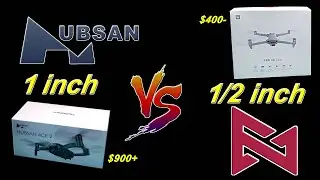 Hubsan 1 inch sensor vs  Fimi 1/2 inch sensor (-$400) Fimi X8 Tele vs (+$900) Hubsan ACE 2 -4G! 😱👀