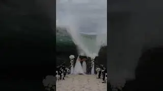 Oh My God😰Wait For End😳Unexpected Waves While Marriage Function😅 #ai #reels #shorts #viralcontent