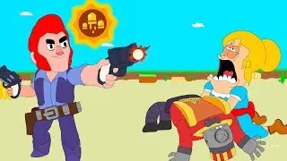 BRAWL STARS ANIMATION: RICO VS COLT (STAR POWER)