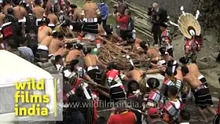 Kigwema village - Stone pulling ceremony