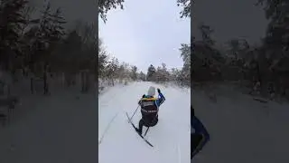 KIVI park skate ski!#kivi #sudbury #nordic #skiing #insta360x5 