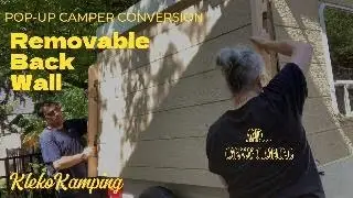 Removable Door ! Pop-up Camper Hard-sided conversion #hardsidecamper #popupcamper #klekokamping