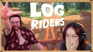NEW RAGE GAME + DRINKING | Log Riders with Kruzadar