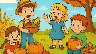 🌻🎃 Erntedank: Wir danken Gott! | Kinderlied zum Erntedankfest 2025 