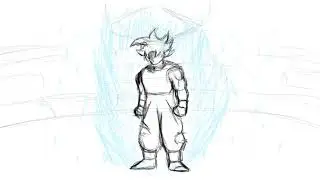 Dbs ui Goku vs Goku black W.I.P