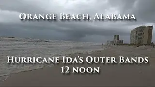 Hurricane Ida 12 Noon in Orange Beach, AL #HurricaneIda #OrangeBeach #Storm