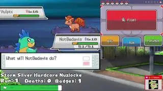 (STREAM VOD) Pokemon Storm Silver Hardcore Nuzlocke Part 2