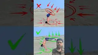 back flip marne ke mistakes me kya ho gaya 😲 #trandingshorts #viralstunt #viralshorts #flipmistakes