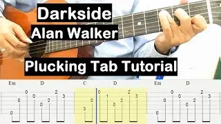 Darkside Guitar Lesson Chords Plucking Tab Tutorial Guitar Lessons for Beginners